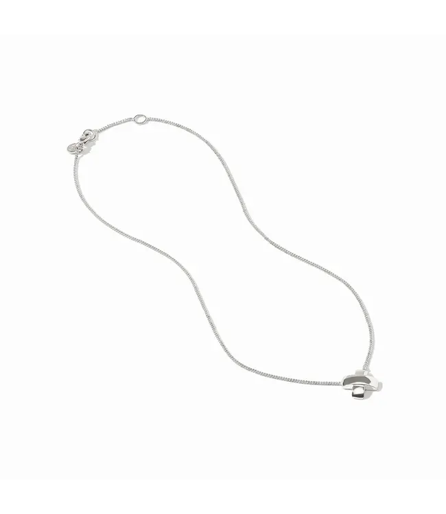 JULIE VOS Catalina X Delicate Necklace Silver