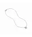 JULIE VOS Catalina X Delicate Necklace Silver