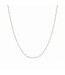 JULIE VOS Solara Delicate Station Necklace Silver