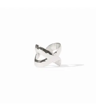 JULIE VOS Catalina X Ring Silver