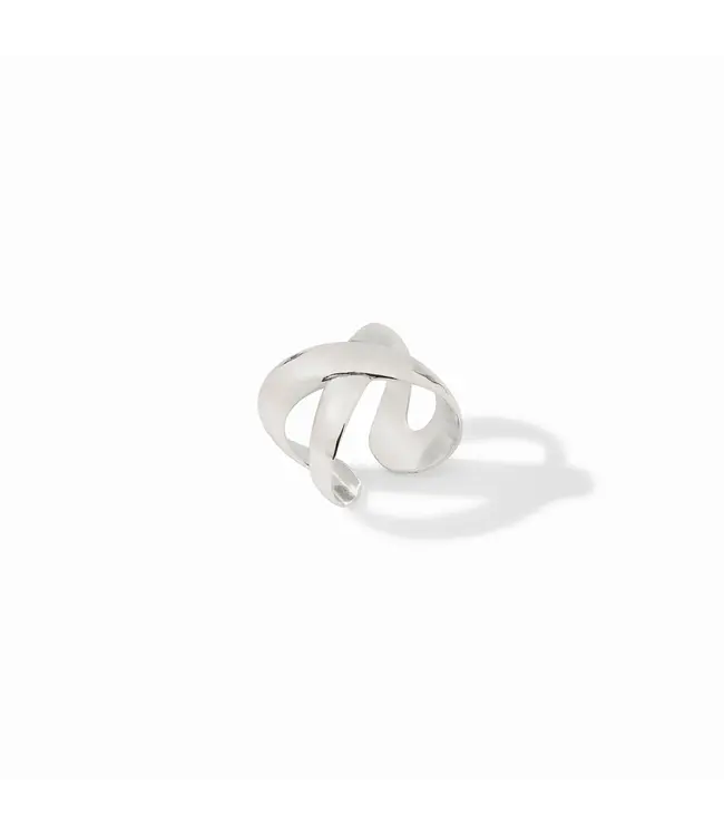 JULIE VOS Catalina X Ring Silver