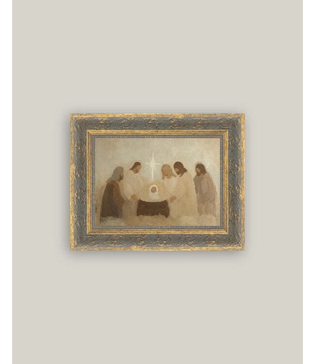 7x5 Neutral Nativity Patina Gold