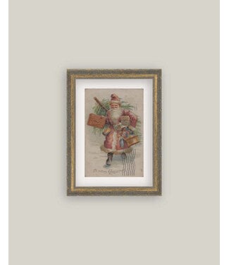 12x16 Neutral Santa Patina Gold Frame