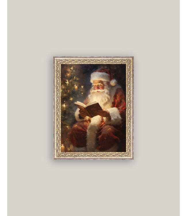 12x16 Classic Santa Framed Antique Art