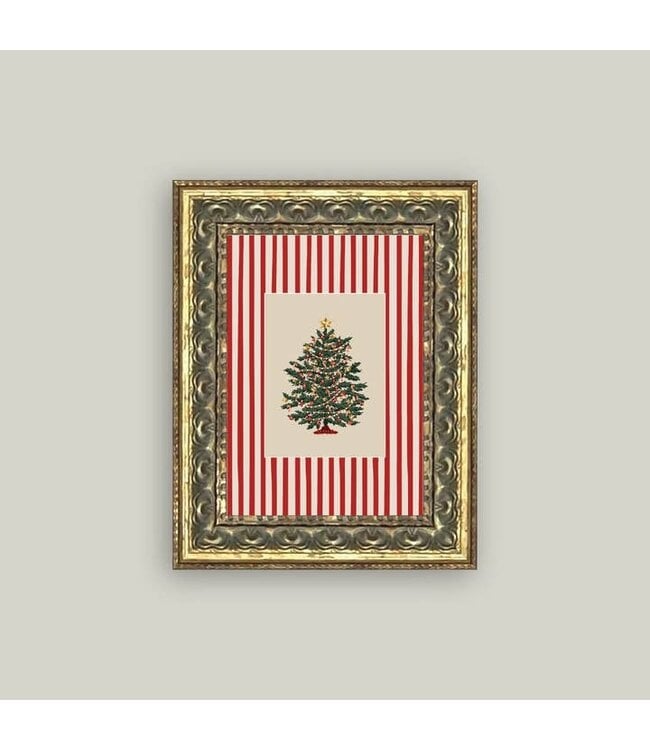 5x7 Peppermint Stripe Tree