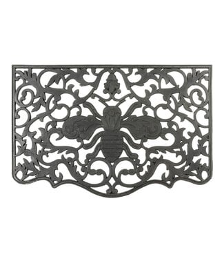 MACKENZIE CHILDS Queen Bee Rubber Door Mat