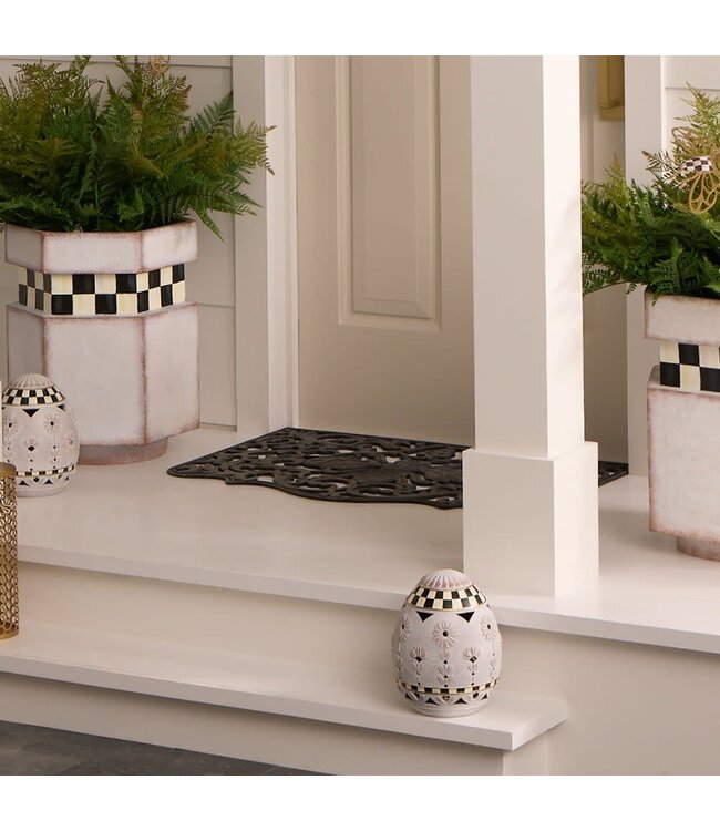 MACKENZIE CHILDS Queen Bee Rubber Door Mat