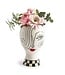 MACKENZIE CHILDS Doodles Lady Head Vase