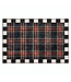 MACKENZIE CHILDS Stewart Tartan Black 2' x 3' Washable Rug