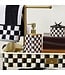 MACKENZIE CHILDS Courtly Check Glass Soap Pump