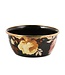 MACKENZIE CHILDS Wild Rose Brown Pinch Bowl