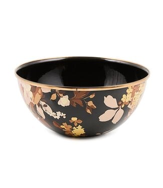 MACKENZIE CHILDS Wild Rose Brown Small Everyday Bowl