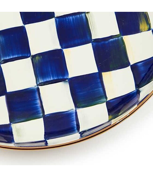 MACKENZIE CHILDS Royal Check Abundant Bowl