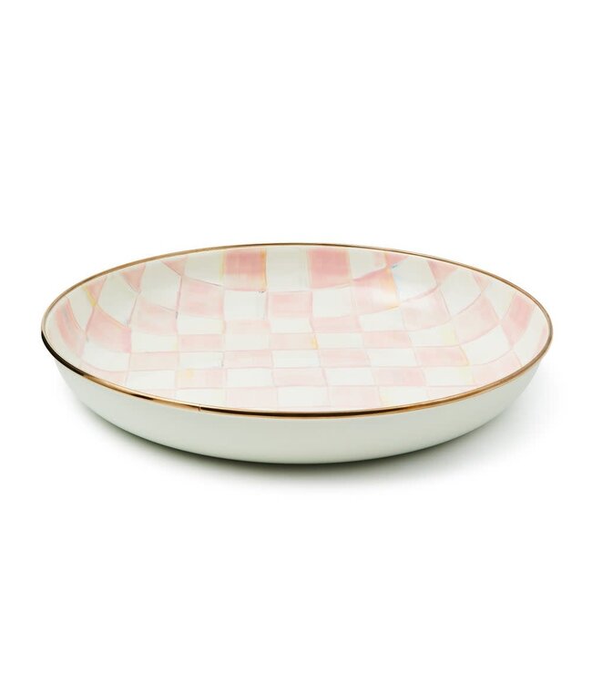 MACKENZIE CHILDS Rosy Check Abundant Bowl