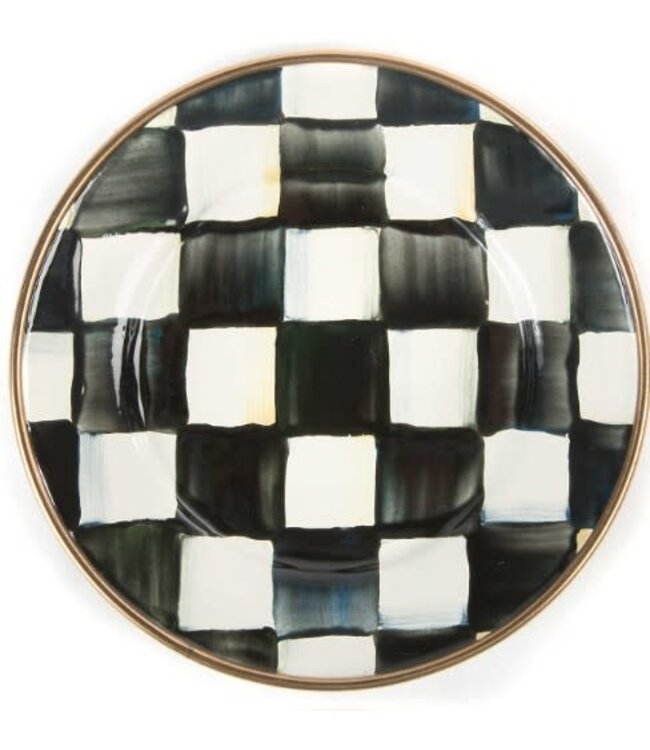 MACKENZIE CHILDS Courtly Check Appetizer Plate