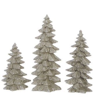 Glittered Tree - Sold Individually