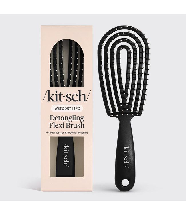 KITSCH Detangling Flexi Brush - Black