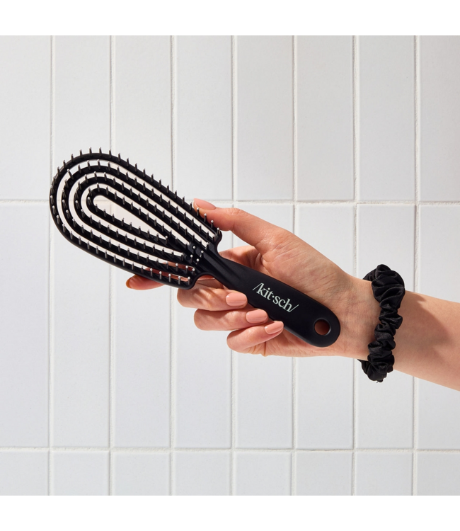 KITSCH Detangling Flexi Brush - Black