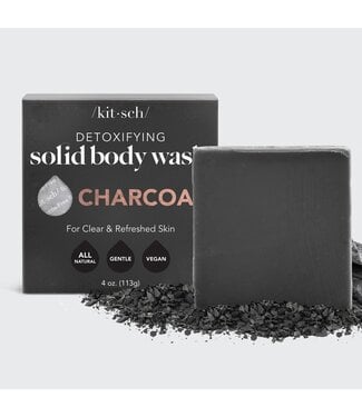 KITSCH Charcoal Detoxifying Body Wash Bar