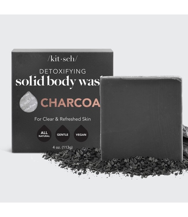 KITSCH Charcoal Detoxifying Body Wash Bar