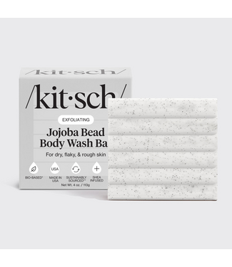 KITSCH Jojoba Bead Exfoliating Body Wash Bar