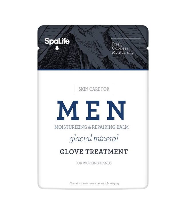 Men's Glacial Mineral Moisturizing Hand Glove