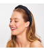 KITSCH Recycled Fabric Puffy Headband - Black
