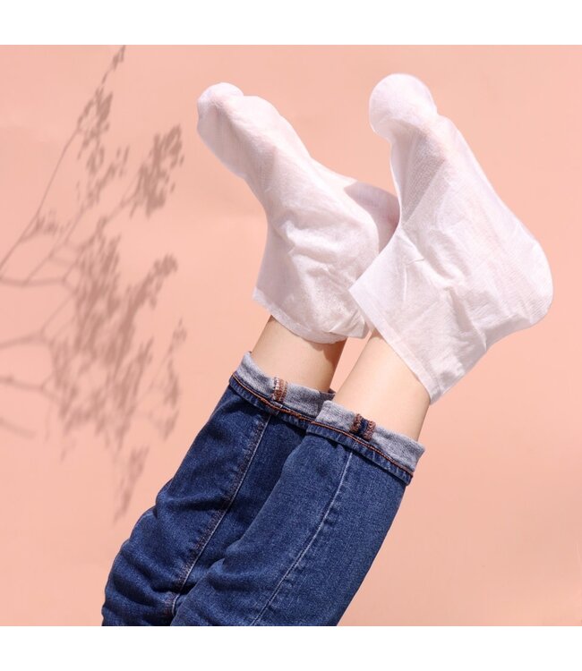 Pink Invigorating Foot Sockies Spearmint & Tea Tree Oil