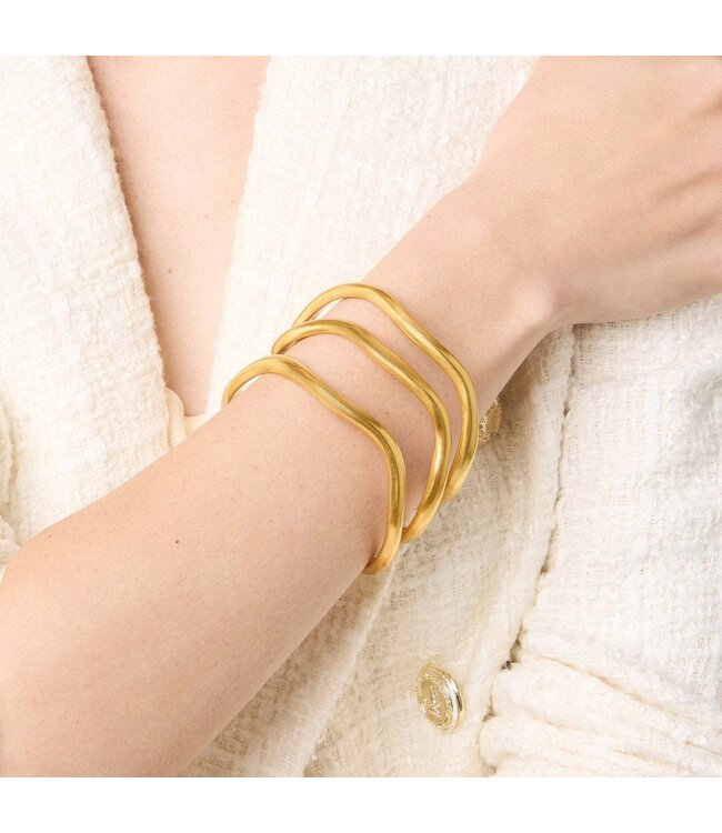 JULIE VOS Wave Bangle