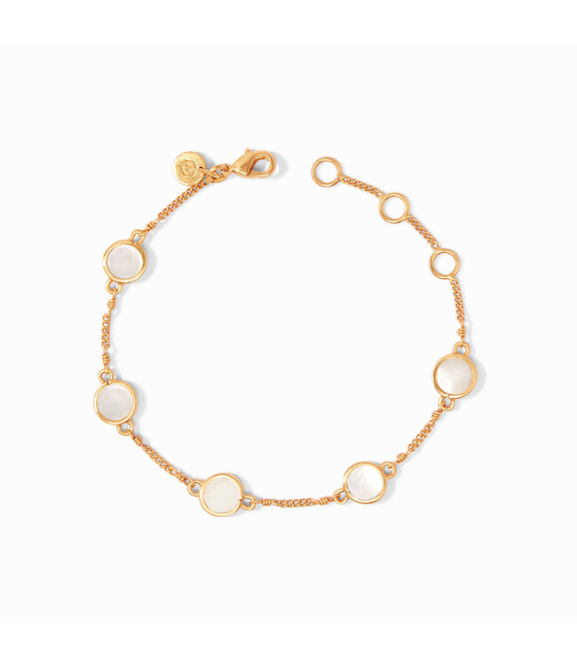 JULIE VOS Valencia Delicate Bracelet Mother of Pearl