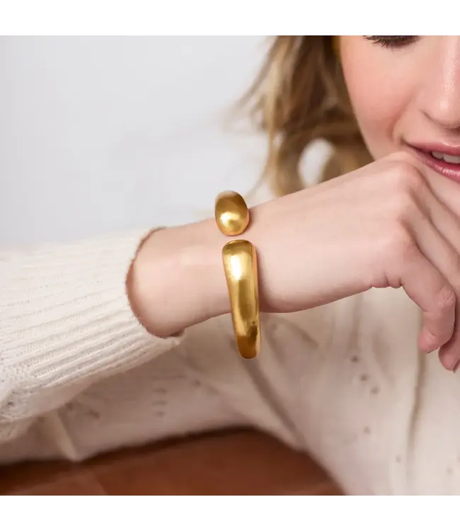 JULIE VOS Solara Demi Cuff Gold