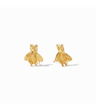 JULIE VOS Bee Stud Gold Earrings