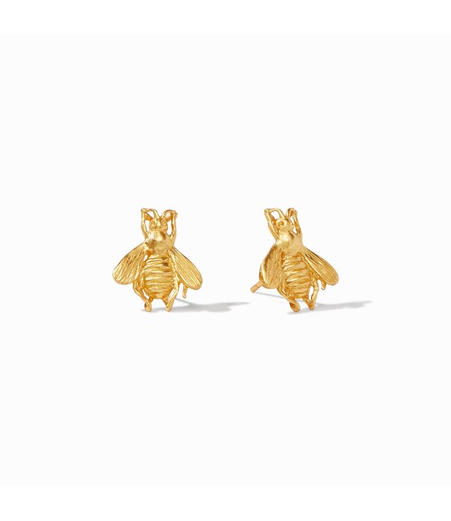 JULIE VOS Bee Stud Gold Earrings