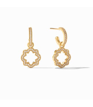 JULIE VOS Odette Hoop & Charm Earring JULIE VOS Odette Hoop & Charm Earring