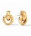 JULIE VOS Cannes Doorknocker Earring Gold