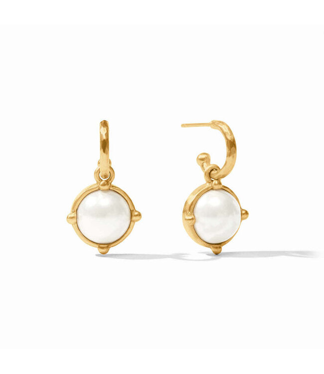 JULIE VOS Honeybee Hoop & Charm Earring