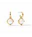 JULIE VOS Honeybee Hoop & Charm Earring