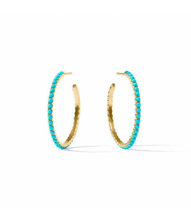 JULIE VOS Juliet Hoop Gold