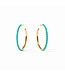 JULIE VOS Juliet Hoop Gold