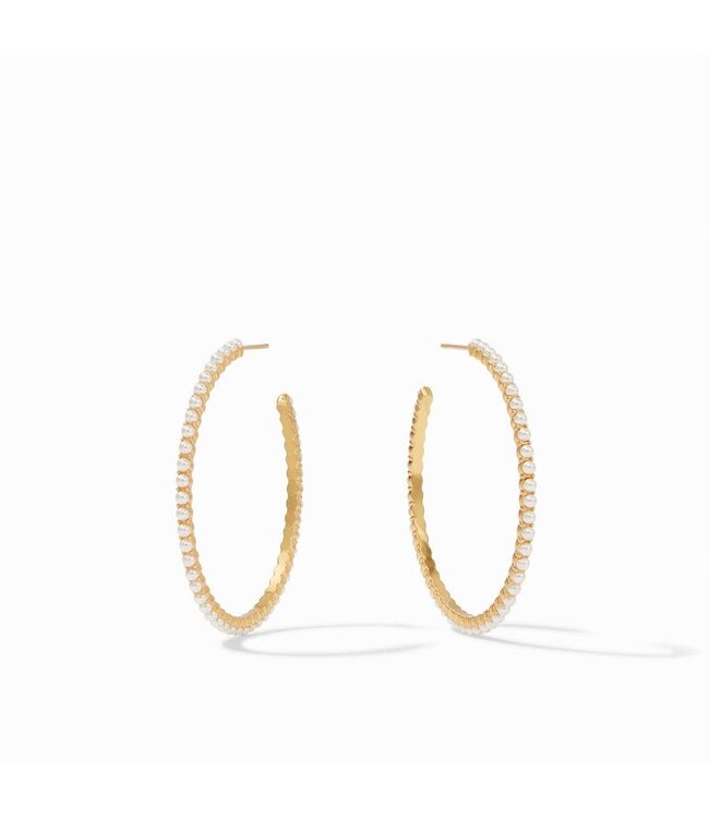 JULIE VOS Juliet Hoop Gold