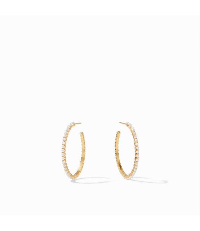 JULIE VOS Juliet Hoop Gold