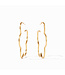 JULIE VOS Gardenia Hoop Gold