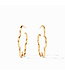 JULIE VOS Gardenia Hoop Gold