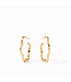 JULIE VOS Gardenia Hoop Gold