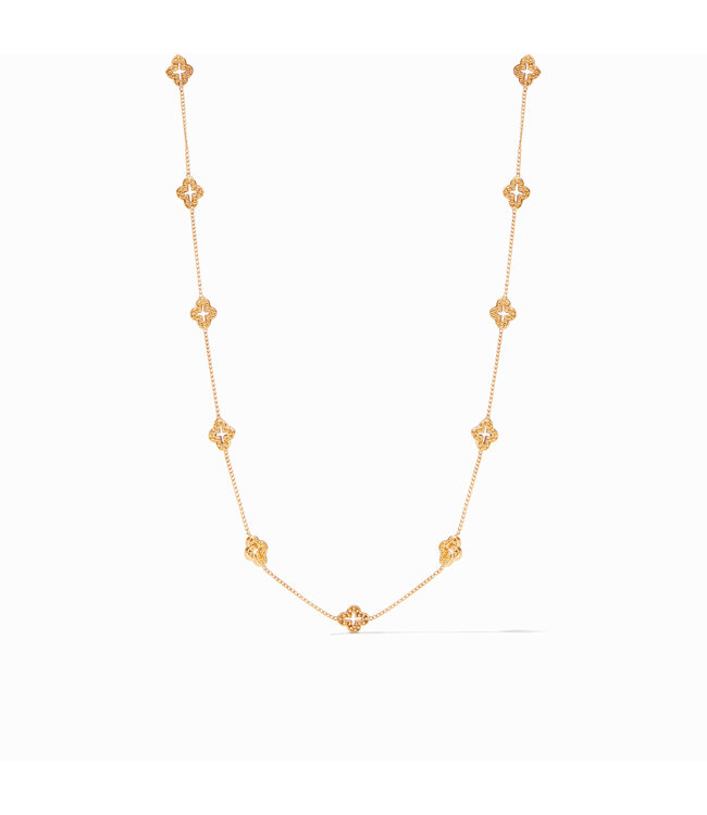 JULIE VOS Florentine Demi Delicate Station Necklace