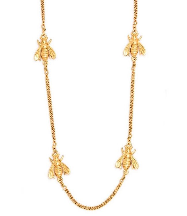JULIE VOS Bee Delicate Station  Necklace