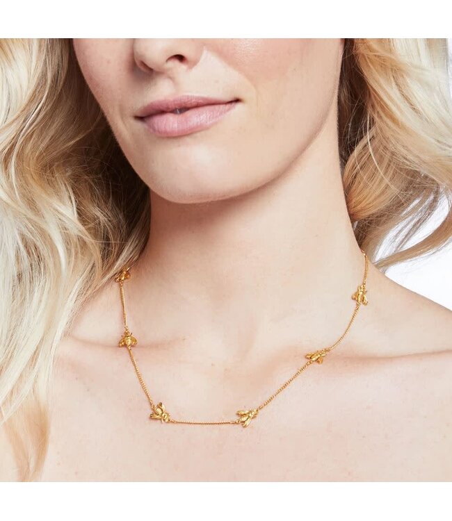JULIE VOS Bee Delicate Station  Necklace