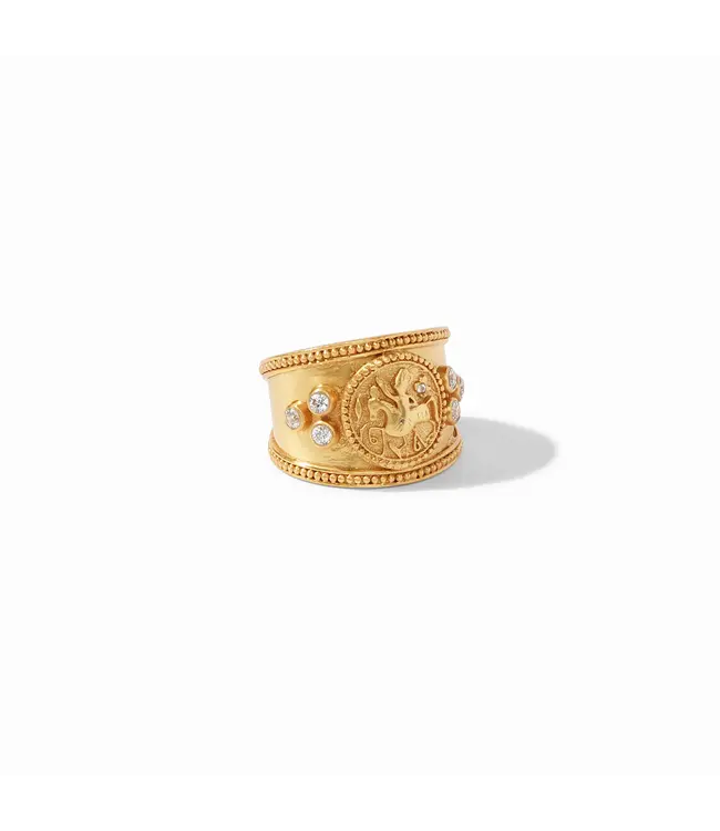 JULIE VOS Coin Crest Ring