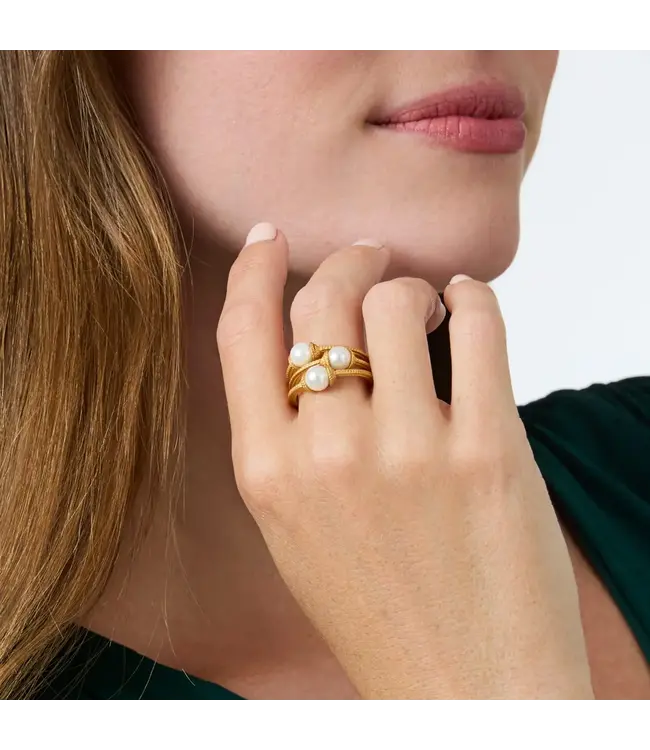 JULIE VOS Calypso Trio Ring
