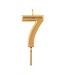 Number Birthday Candle Gold